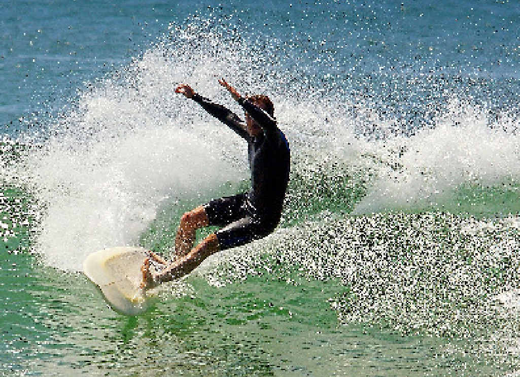 Making nice work of that swell that hit after last weekend. Making nice work of that swell that hit after last weekend.